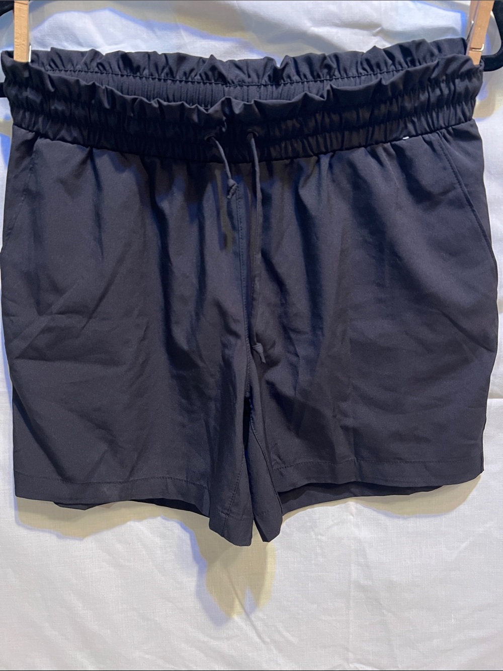 Mondetta Men's Black Athletic Drawstring Shorts